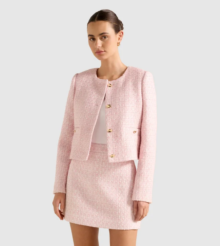 forever new LISA Tweed Boucle Jacket